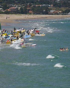 ONBOARD SA SUP DOWNWIND RACE