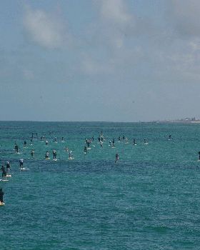 ONBOARD SA SUP DOWNWIND RACE