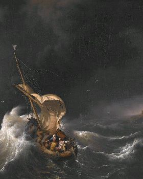 Backhuysen, Ludolf - Christ in the Storm on the Sea of Galilee - 1695