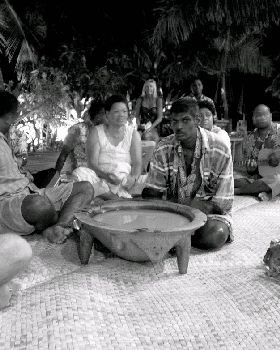 25. Phil at the kava bowl