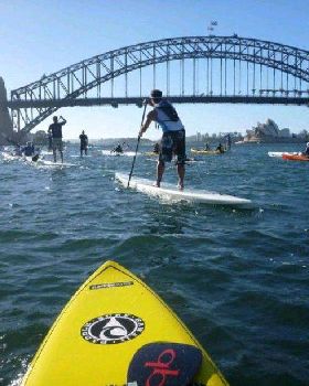 Bridge to Beach SUP paddle
