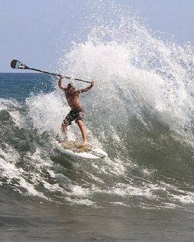 Noah in Hawaii - playing on the backwash