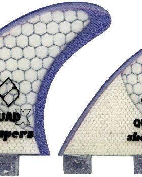 Quad X FCS Quad Fin Shapers Fins  97972 zoom
