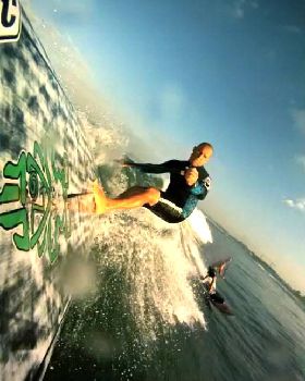 a little SUP fun with friends in Bali
