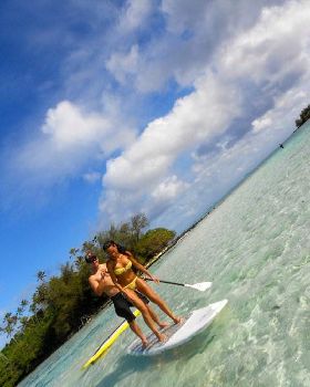 SUNNY KING PADDLEBOARDS 'Walk on Water Week' COOK ISLANDS