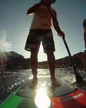 SUP the creek