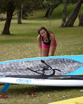 Byron Bay's Standup Tour owner, Elyse