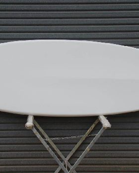 Phil with his 8'10" x 33.5" x 150 ltr timber deck Fun Board SUP