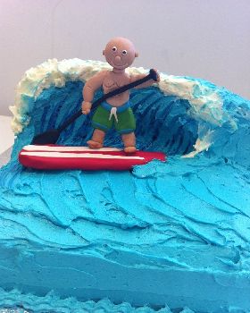 40th Birthday SUP Cake