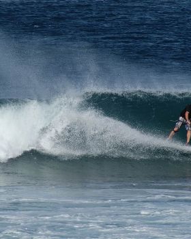 Some one had to surf then before they got to bali