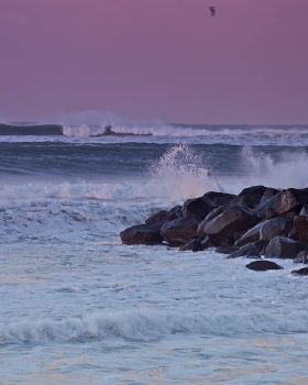 Big swell at Kirra