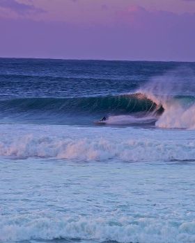 Big swell at Kirra