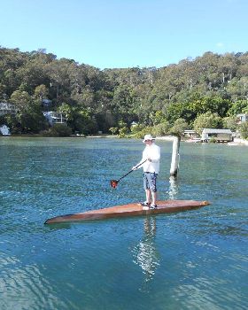 Launching my new flat water SUP