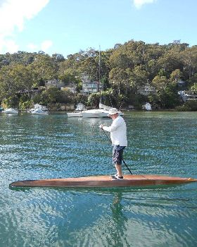 Launching my new flat water SUP