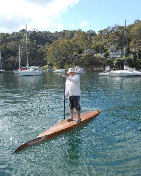 Launching my new flat water SUP