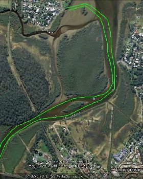 tingalpa creek google earth