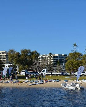 SUPWA Stand Up Paddle Borad Bridge To Bank Race