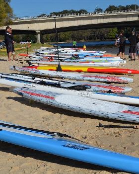 SUPWA Stand Up Paddle Borad Bridge To Bank Race