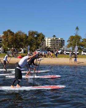 SUPWA Stand Up Paddle Borad Bridge To Bank Race