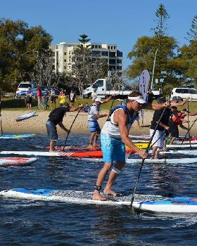 SUPWA Stand Up Paddle Borad Bridge To Bank Race