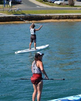 SUPWA Stand Up Paddle Borad Bridge To Bank Race