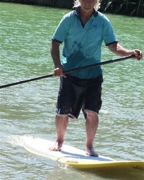 Family fun on the river
