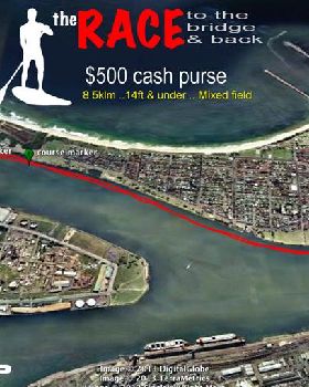 Harrys paddle - The RACE - to the bridge & back 8.5klms