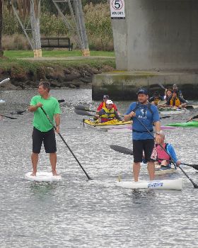 8 sup in River races.