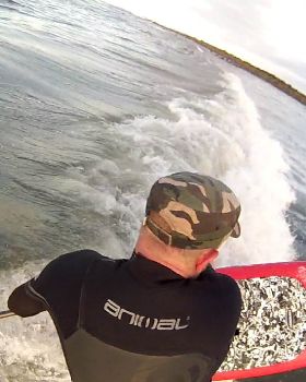 Me at my local break  on a small glassy day