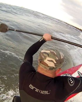 Me at my local break  on a small glassy day