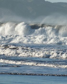Frosty temps and big surf