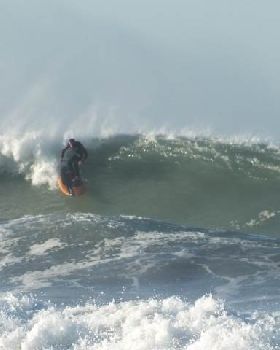 Frosty temps and big surf