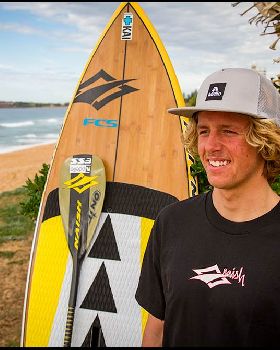 Welcome to team Naish SUP Toby Cracknell