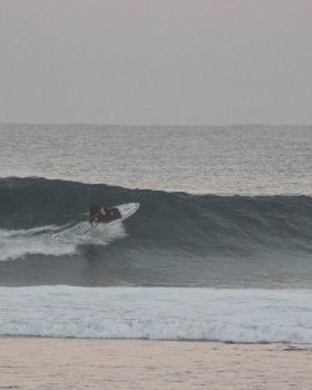 Ian on his 8ft Carbon Pro 2013