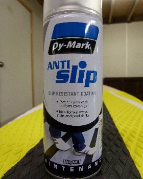 Anti slip coating for SUP's