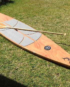 Beautiful wooden SUP