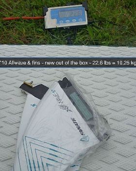 Weight - New 2013 - 8'10 Allwave