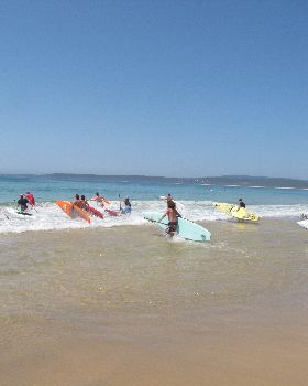 race class hits water