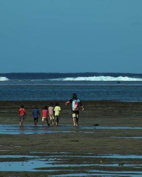 fiji walking with the kids