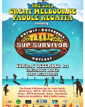 The 2013 Great Melbourne Paddle Regatta Poster
