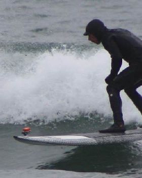 riding my new Hobie 8'4 CM RAW Sup