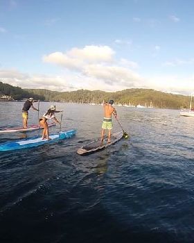 Pittwater paddling x 3
