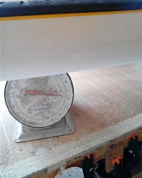 5.7 kg eglass fins and deck Pad
