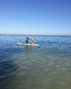 Julie on 8 foot 5
