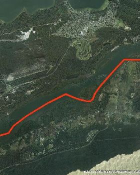 Map of Tilligerry Creek