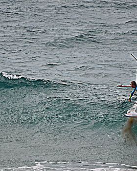 bit of wind cant keep a good sup down