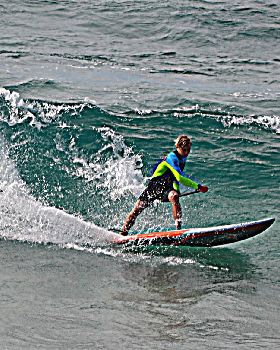 bit of wind cant keep a good sup down