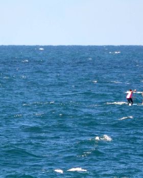 bit of wind cant keep a good sup down