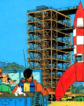 Tintin Destination-Moon Cover Wall 1024x768