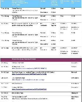 SPSC Fornightly Calendar 18 Aug 14